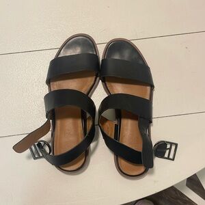 Black sandals